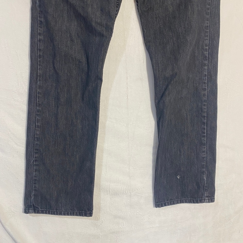 Crown Holder Imperial Brand Mens Faded Black Jeans Velvet Studded Pockets 34x31 - Picture 3 of 16